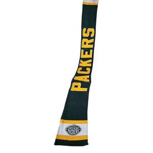 Greenbay Packers long knit scarf logo patch NFL Age of Gridiron NEW tags Unsx 47